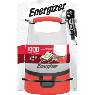 ENERGIZER USB Lantern - 1000 Lumens, 8 Hours Runtime, IPX4 Weather Resistant