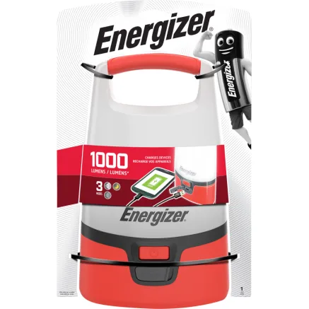 ENERGIZER USB Lantern - 1000 Lumens, 8 Hours Runtime, IPX4 Weather Resistant