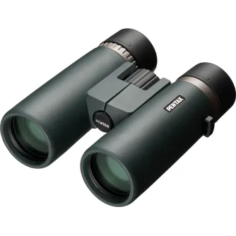 Pentax SD 7x42 WP ED binoculars with ED glass and waterproof design, featuring 42mm objective lenses and rubber-armored body