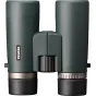 Pentax SD 7x42 WP ED binoculars featuring ED glass and waterproof design, front view highlighting objective lenses and central hinge