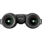 Pentax SD 7x42 WP ED binoculars featuring ED glass and waterproof design, front view highlighting objective lenses and illuminated green reticles