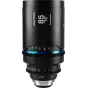 Laowa Proteus 2X Anamorphic 85mm T2 blue reflector lens with PL mount, highlighting rear focus and aperture ring details