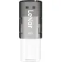 Флэш-накопитель Lexar JumpDrive S60 объемом 64GB с USB 2.0, защитная скользящая крышка, стильный металлический и прозрачный дизайн.