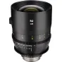 Tokina Vista 21mm T1.5 kinolaza objektīvs - tuvplāns no sāna ar fokusa un atvērtuves skalām profesionālai filmēšanai