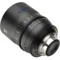 Tokina Vista 21mm T1.5 Cinema Prime Lens with 9-blade iris, black barrel, and clearly marked focus and aperture scales