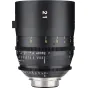 Объектив Tokina Vista 21мм T1.5 для кино Canon EF - передний вид с шкалами фокусировки и диафрагмы