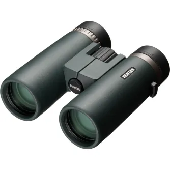 Pentax SD 10x42 WP ED binoculars with high-contrast ED glass, waterproof design, and 42mm objective lenses for sharp outdoor viewing