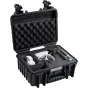 B&W Outdoor Cases Type 3000/PP.117 atvērtā aizsargkārtiņa DJI Flip bezpilota lidaparātam ar putu iegultnēm, tālvadības pulti un papildinājumiem drošai pārvadāšanai ekstremālos laikapstākļos