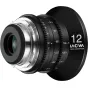 Объектив Laowa 12mm T2.9 Zero-D Cine с байонетом Arri PL - профессиональный ультраширокоугольный кинообъектив с нулевой дисторсией, вид сбоку с метками фокусировки в футах