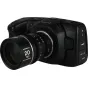 Laowa Nanomorph 20mm T2.2 1.5X anamorfiskā sudraba lēca uz Blackmagic Pocket Cinema kameras, ar kinomākslas zobratiem un T2.2 atvērtūri zema apgaismojuma filmēšanai