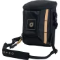 PolarPro RoadRunner Case 1L compact camera backpack with removable strap, front zip pocket, and side mesh pocket for Fuji X100VI protection