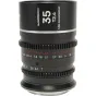 Объектив Laowa Nanomorph 35мм T2.4 1.5X Anamorphic Silver - вид спереди с кольцами фокусировки и диафрагмы