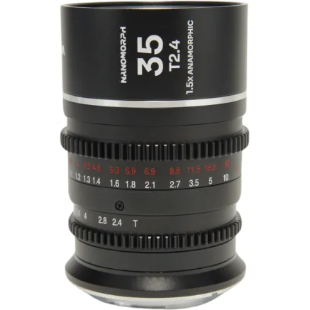 Laowa Nanomorph 35mm T2.4 1.5X S35 Sudrabs