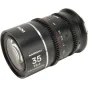 Laowa 35mm T2.4 1.5X Nanomorph anamorfais objektīvs sudraba apdare ar precīziem fokusa un apgaismojuma gredzeniem, piemērots kinomākslas uzņemšanai