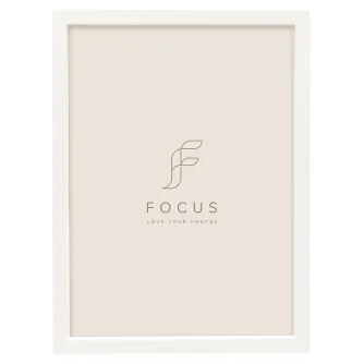 Рамка для фотографий FOCUS Willow White формата A4 с элегантным монограммным логотипом и минималистичным дизайном для современного интерьера