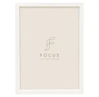 FOCUS Willow White A4 photo frame featuring an elegant monogram logo and minimalist design for modern home decorFOCUS Willow White A4 photo frame featuring an elegant monogram logo and minimalist design for modern home decor