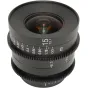 Laowa 15mm T2.1 Zero-D Cine objektīvs Sony FE - ultraplašs leņķis, bez deformācijām, priekšējais skats ar fokusa un apertūras gredzeniem