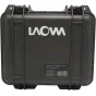 Laowa 15mm T2.1 Zero-D Cine objektīva aizsardzības kaste ar izturīgu rokturi, zīmola logo un produkta informāciju Sony FE montāžai paredzētajam ultraplatajam kinolenzim