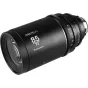 Laowa Proteus 2X Anamorphic 85mm T2 lens in silver finish with EF mount adapter, featuring T2 aperture and 2X squeeze ratio for cinematic low-light filmmaking