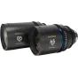 Laowa Proteus 2X Anamorfs objektīvu komplekts ar 45mm un 85mm T2 objektīviem, izceļot to atšķirīgās fokusa garumus un dizaina detaļas, tostarp PL montāžu un Canon EF adapterus kinomākslai.