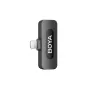 Boya BY-V3 Lightning wireless lavalier microphone transmitter with compact design and built-in indicator light