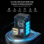 SmallRig T99 V-Mount baterijas bloks ar LG elementiem un Smart BMS čipu, ar 6 drošības aizsardzības slāņiem un caurspīdīgu dizainu, lai redzētu iekšējo konstrukciju