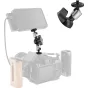 Поддержка SmallRig 6509 4.3 mini Magic Arm от Focus Nordic с шаровым узлом 360° на DSLR камере для гибкой установки внешнего монитора