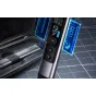 FNIRSI HS-02A 100W smarts lodēšanas dzelzs ar digitālo displeju, kas iestatīts uz 354°C, ar USB-C savienojumu, ātras sasilšanas tehnoloģiju un precīzu temperatūras kontroli.