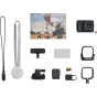Insta360 GO Ultra Premium riteņbraukšanas komplekts ar Action Pod, magnētiskajiem stiprinājumiem, lēcas aizsargu, ekrāna aizsargu un 128GB microSD karti 4K riteņbraukšanas uzņemšanai