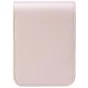Fujifilm Instax Mini Evo case in gentle rose poly-synthetic leather with debossed logo