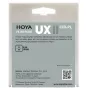 Hoya UX II 67mm polārā polarizācijas filtra iepakojums ar plānu rāmja dizainu, ideāli piemērots atspīdumu samazināšanai un kontrasta uzlabošanai fotogrāfijā