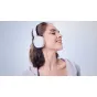 Panasonic RB-HF630BE-W wireless headphones with deep bass and comfortable over-ear design for an immersive audio experience.