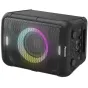 Panasonic SC-BMAX5E-K 75W portable party speaker featuring a vibrant LED light display and Bluetooth connectivity