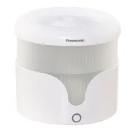 Panasonic 1.9L quiet pet drinking fountain with 4-layer filter, white design, front viewPanasonic 1.9L quiet pet drinking fountain with 4-layer filter, white design, front view