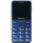Panasonic KX-TU155EXCN cordless phone in blue with large backlit keys, 2.4-inch display, and ergonomic design