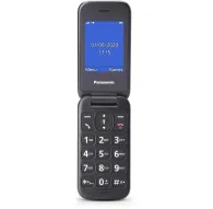 Panasonic KX-TU400EXG pelēkā krāsā klāturs tālrunis ar lielu 2.4'' TFT ekrānu, SOS pogu un labi lasāmu tastatūru slēgtā stāvoklīPanasonic KX-TU400EXG pelēkā krāsā klāturs tālrunis ar lielu 2.4'' TFT ekrānu, SOS pogu un labi lasāmu tastatūru slēgtā stāvoklī