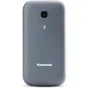 Беспроводной телефон Panasonic KX-TU400EXG серого цвета: вид сзади с камерой и сенсором отпечатка пальца