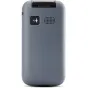 Panasonic KX-TU400EXG cordless phone – gray rear view with SOS button and speaker grille