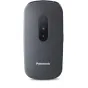 Panasonic KX-TU446EXG gray smartphone accessory with a rectangular design, central slot for holding a smartphone, and a small indicator light, back view