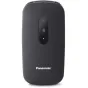 Panasonic KX-TU446EXB black cordless phone with shockproof design and long standby time - rear view