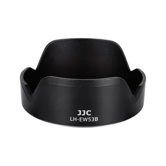 JJC LH-EW53B reversā objektīva aizsargkapsule Canon RF-S 10-18mm ar baioneta montāžu, matētu iekšējo virsmu un melnu ABS materiālu