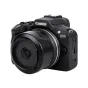 Canon RF-S 10-18mm lens with JJC EW-53B reversible flower-shaped lens hood, matte finish, compact design