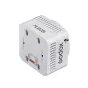 Godox ML80Bi divkrāsainā LED video lampas aizmugure ar USB-C uzlādes portu un baterijas ieeju bezvadu jaudas iespējām