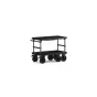 Тележка Tilta Boulder Camera Cart XL с усиленной стальной конструкцией для грузоподъемности 500 кг, с двумя полками, ребрами жесткости и 10-дюймовыми колесами для профессиональной киносъемки