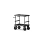 Tilta Boulder professional aluminum camera cart with two-tier storage and 9-inch pneumatic wheels for film and photography equipment
