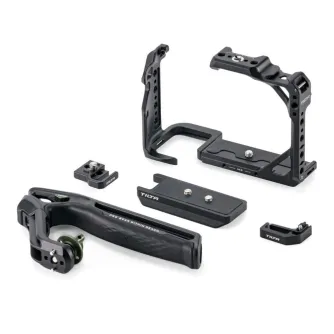 Tilta modulārs Sony a1 II/a9 III kameras korpuss ar Xeno virsroku, HDMI fiksatoriem un daudzveidīgām montāžas iespējām melnā krāsā