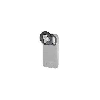 Tilta Khronos 58mm magnētiskā filtru paliktnis Space Gray krāsā iPhone 17 Pro korpusam – droša sānu montāža ar ātri atbrīvojošo slēdzi filtru maiņai