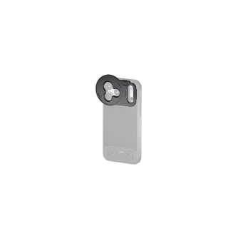 Tilta Khronos 58mm magnētiskā filtru palete iPhone 17 Pro Max kasei – drošs ātras atbrīvošanas slots ar drošu slēdzi, telpas pelēkā krāsā