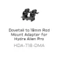 Tilta HDA-T18-DMA Dovetail to 19mm Rod Mount Adapter