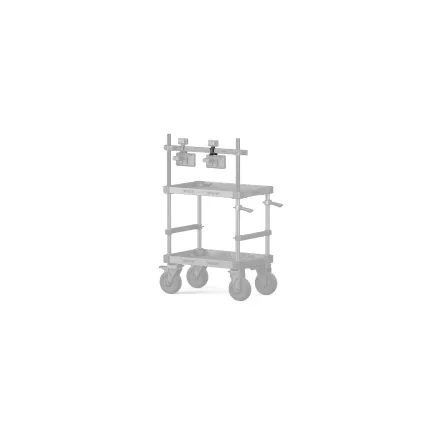 Tilta Dual Accessory Mounting Bracket for Boulder Camera Cart Melns